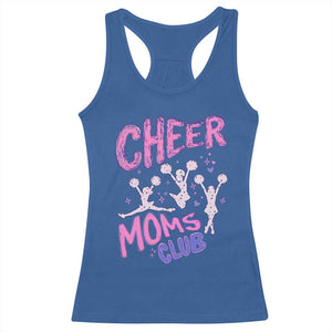 Cheer Moms Club Racerback Tank Top Cheerleader Mom Mother’s Day Gift TS14 Royal Blue Print Your Wear
