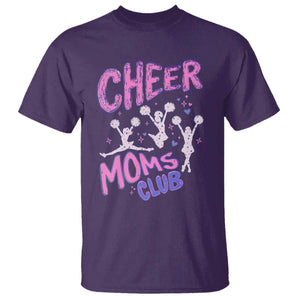 Cheer Moms Club T Shirt Cheerleader Mom Mother’s Day Gift TS14 Purple Print Your Wear