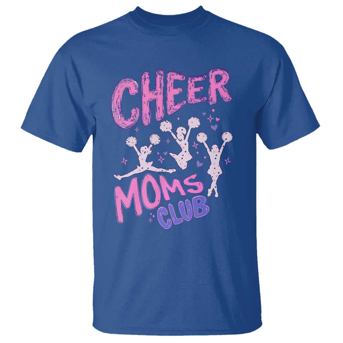 Cheer Moms Club T Shirt Cheerleader Mom Mother’s Day Gift TS14 Royal Blue Print Your Wear