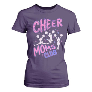 Cheer Moms Club T Shirt For Women Cheerleader Mom Mother’s Day Gift TS14 Purple Print Your Wear