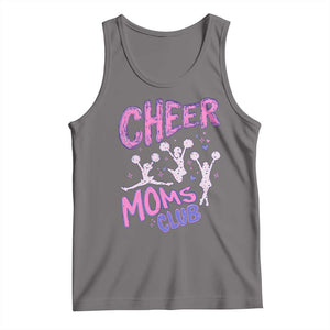 Cheer Moms Club Tank Top Cheerleader Mom Mother’s Day Gift TS14 Deep Heather Print Your Wear