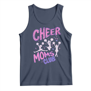 Cheer Moms Club Tank Top Cheerleader Mom Mother’s Day Gift TS14 Navy Print Your Wear