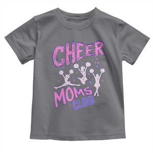 Cheer Moms Club Toddler T Shirt Cheerleader Mom Mother’s Day Gift TS14 Charcoal Print Your Wear
