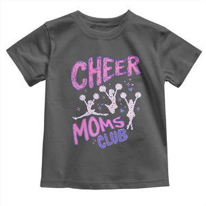 Cheer Moms Club Toddler T Shirt Cheerleader Mom Mother’s Day Gift TS14 Dark Heather Print Your Wear