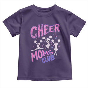 Cheer Moms Club Toddler T Shirt Cheerleader Mom Mother’s Day Gift TS14 Purple Print Your Wear