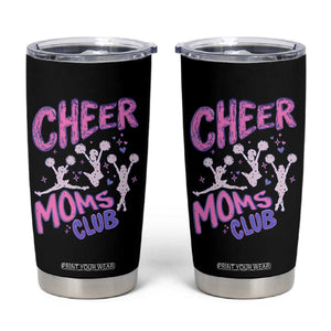 Cheer Moms Club Tumbler Cup Cheerleader Mom Mother’s Day Gift TS14 Black Print Your Wear