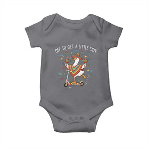 Silly Goose Cinco De Mayo Baby Onesie Off To Get A Little Silly TS14 Charcoal Print Your Wear