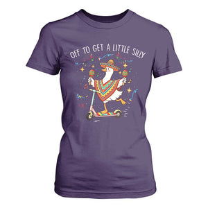 Silly Goose Cinco De Mayo T Shirt For Women Off To Get A Little Silly TS14 Purple Print Your Wear