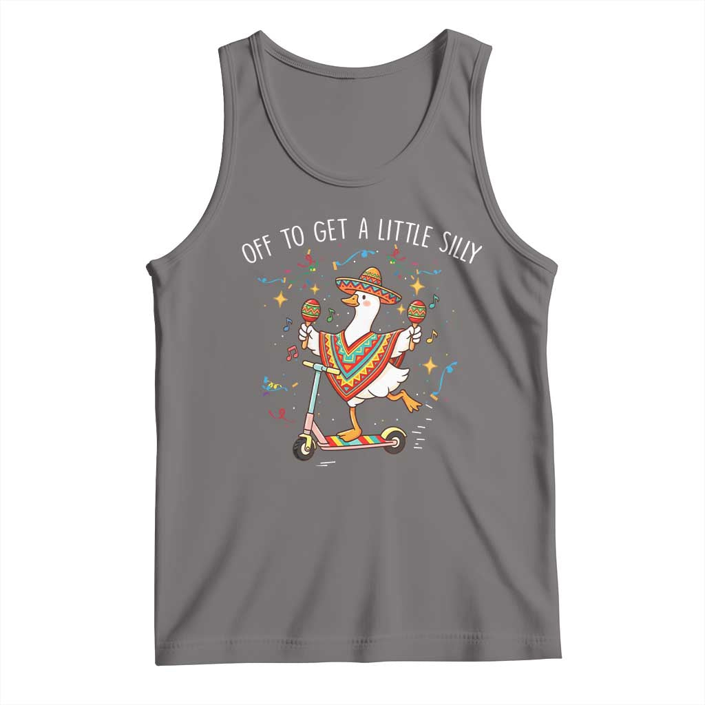 Silly Goose Cinco De Mayo Tank Top Off To Get A Little Silly TS14 Deep Heather Print Your Wear