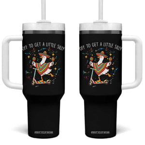 Silly Goose Cinco De Mayo Tumbler With Handle Off To Get A Little Silly TS14 One Size: 40 oz Black Print Your Wear