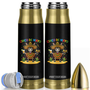 Cinco de Mayo Donkey Mexican Fiesta Bullet Tumbler TS14 Black Print Your Wear