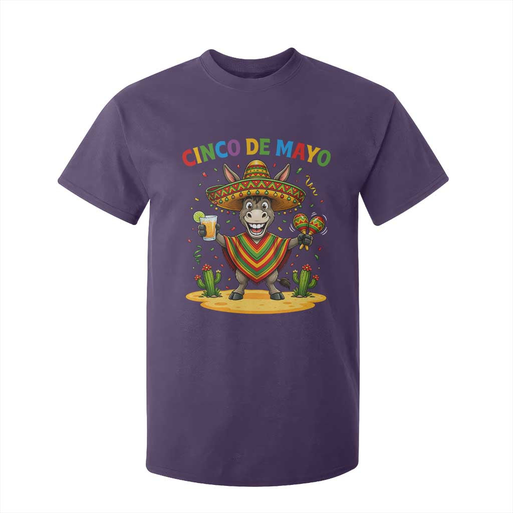 Cinco de Mayo Donkey Mexican Fiesta T Shirt For Kid TS14 Purple Print Your Wear