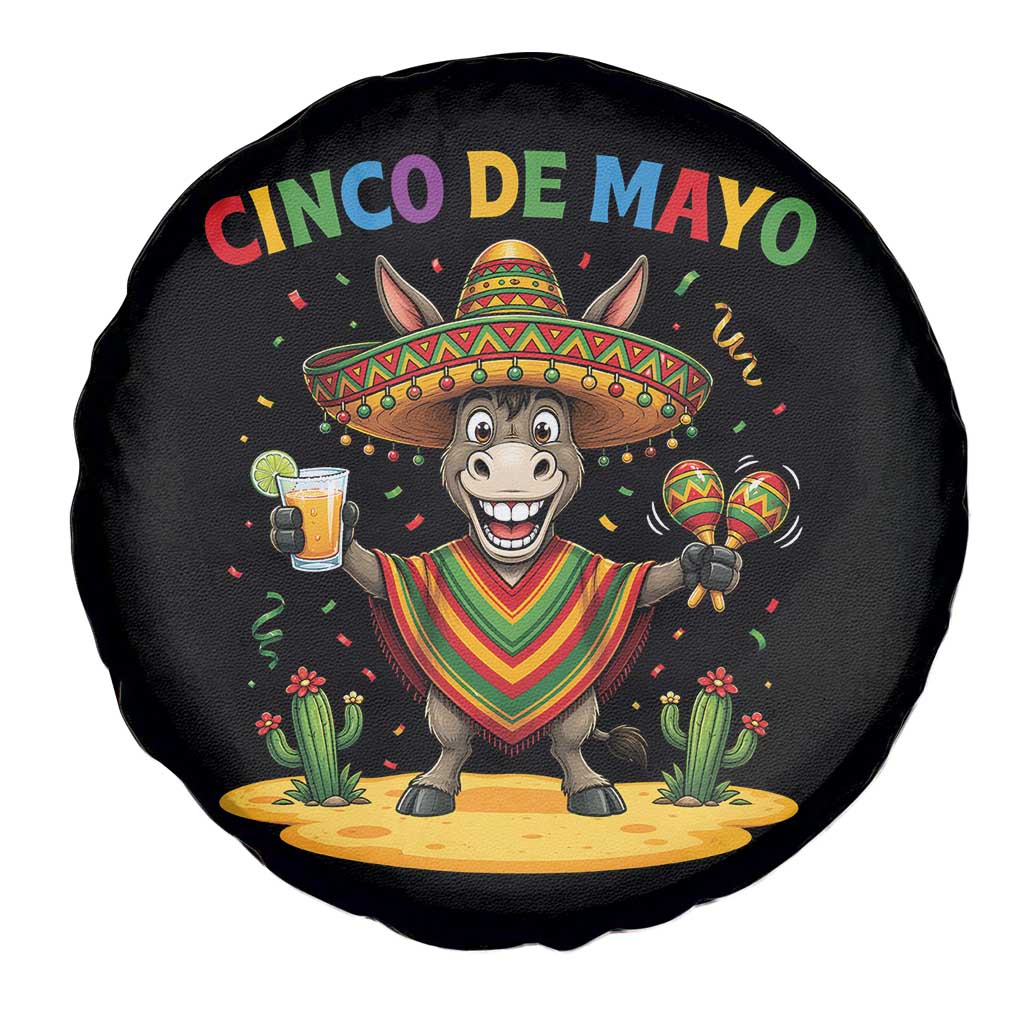 Cinco de Mayo Donkey Mexican Fiesta Spare Tire Cover TS14 Print Your Wear