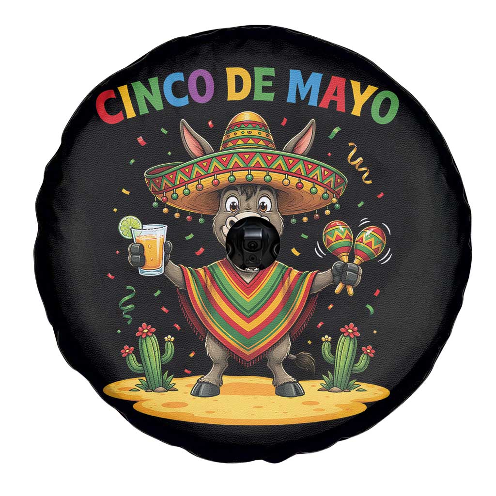 Cinco de Mayo Donkey Mexican Fiesta Spare Tire Cover TS14 Print Your Wear
