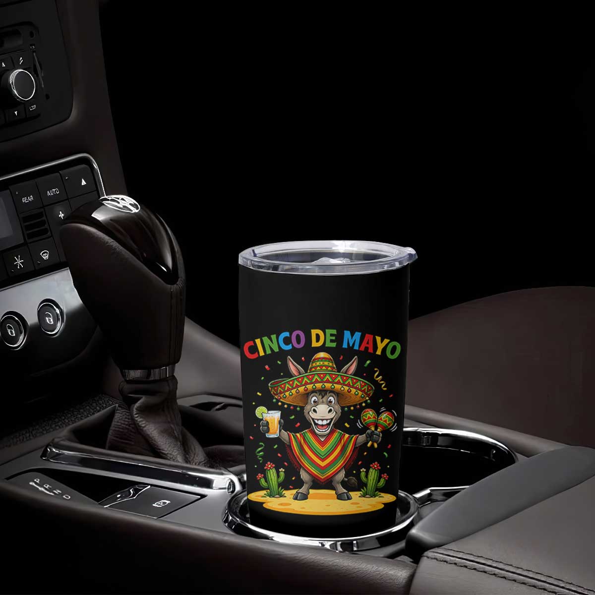 Cinco de Mayo Donkey Mexican Fiesta Tumbler Cup TS14 Print Your Wear