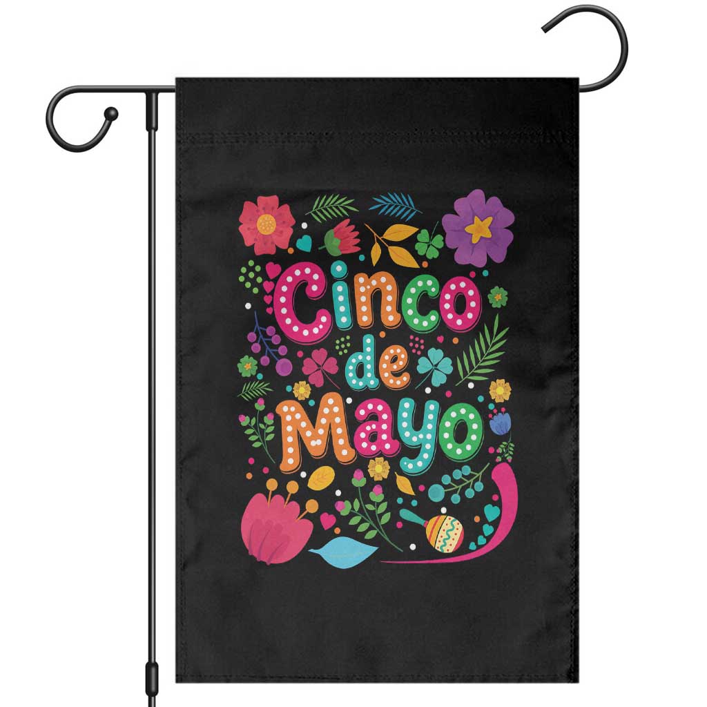 Cinco de Mayo Garden Flag Funny Mexican Fiesta TS14 Black Print Your Wear