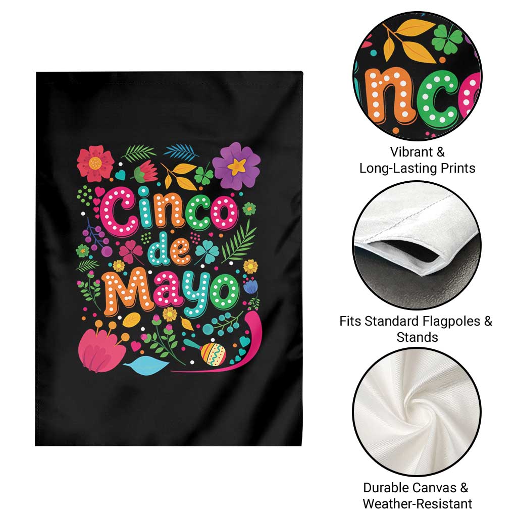 Cinco de Mayo Garden Flag Funny Mexican Fiesta TS14 Print Your Wear