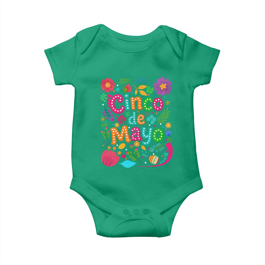 Cinco de Mayo Baby Onesie Funny Mexican Fiesta TS14 Irish Green Print Your Wear