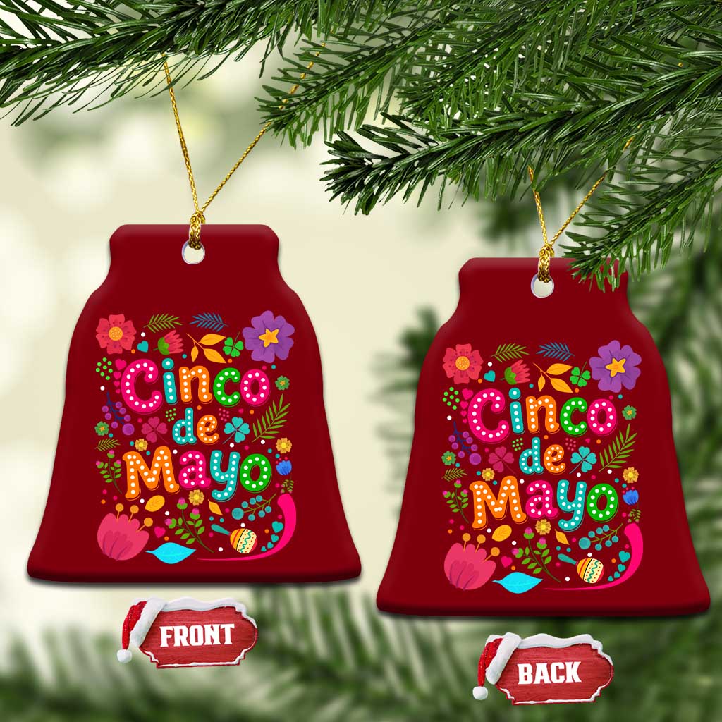Cinco de Mayo Ceramic Ornament Funny Mexican Fiesta TS14 Print Your Wear