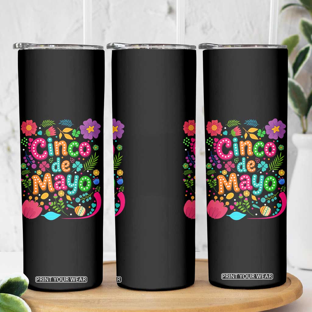 Cinco de Mayo Skinny Tumbler Funny Mexican Fiesta TS14 Print Your Wear