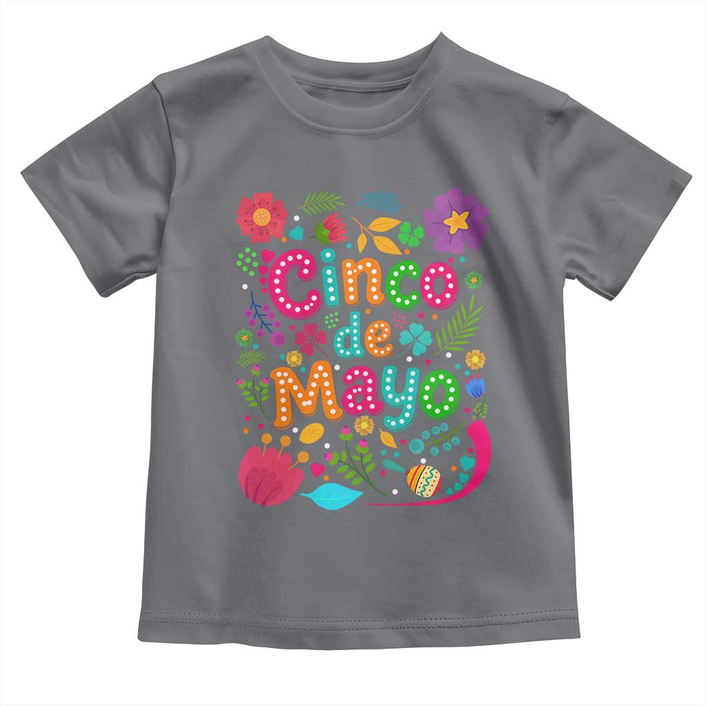 Cinco de Mayo Toddler T Shirt Funny Mexican Fiesta TS14 Charcoal Print Your Wear