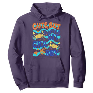 Cute But A Little Bit Crabby Hoodie Beach Crab Summer Vacation TS14 Purple Print Your Wear
