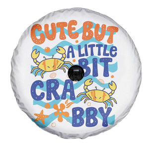 Cute But A Little Bit Crabby Spare Tire Cover Beach Crab Summer Vacation TS14 Print Your Wear