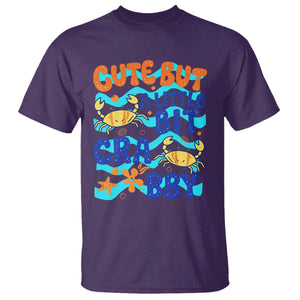 Cute But A Little Bit Crabby T Shirt Beach Crab Summer Vacation TS14 Purple Print Your Wear