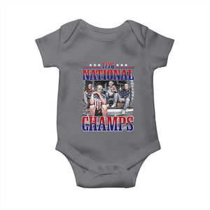 1776 National Champs Baby Onesie Funny Founding Father USA 250th Anniversary