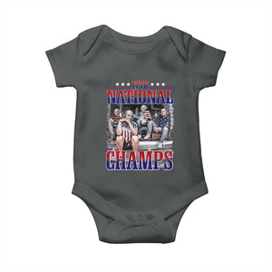 1776 National Champs Baby Onesie Funny Founding Father USA 250th Anniversary
