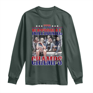 1776 National Champs Long Sleeve Shirt Funny Founding Father USA 250th Anniversary