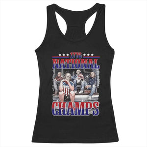1776 National Champs Racerback Tank Top Funny Founding Father USA 250th Anniversary
