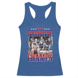 1776 National Champs Racerback Tank Top Funny Founding Father USA 250th Anniversary