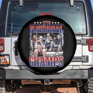 1776 National Champs Spare Tire Cover Funny Founding Father USA 250th Anniversary