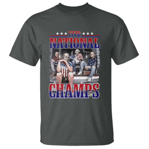 1776 National Champs T Shirt Funny Founding Father USA 250th Anniversary