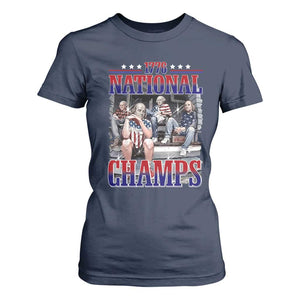 1776 National Champs T Shirt For Women Funny Founding Father USA 250th Anniversary