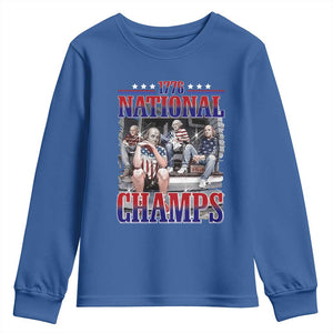 1776 National Champs Youth Sweatshirt Funny Founding Father USA 250th Anniversary
