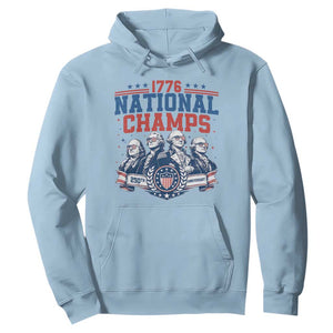 1776 National Champs Hoodie Funny Founding Fathers Sunglasses Patriotic 4th of July
