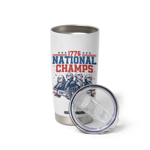 1776 National Champs Tumbler Cup Funny Founding Fathers Sunglasses Patriotic 4th of July