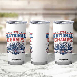 1776 National Champs Tumbler Cup Funny Founding Fathers Sunglasses Patriotic 4th of July