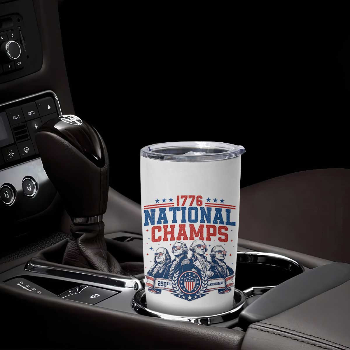 1776 National Champs Tumbler Cup Funny Founding Fathers Sunglasses Patriotic 4th of July