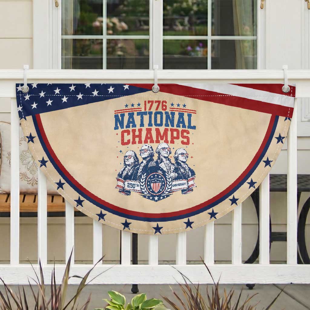 1776 National Champs Patriotic Fan Flag Funny Founding Fathers Sunglasses 4th of July