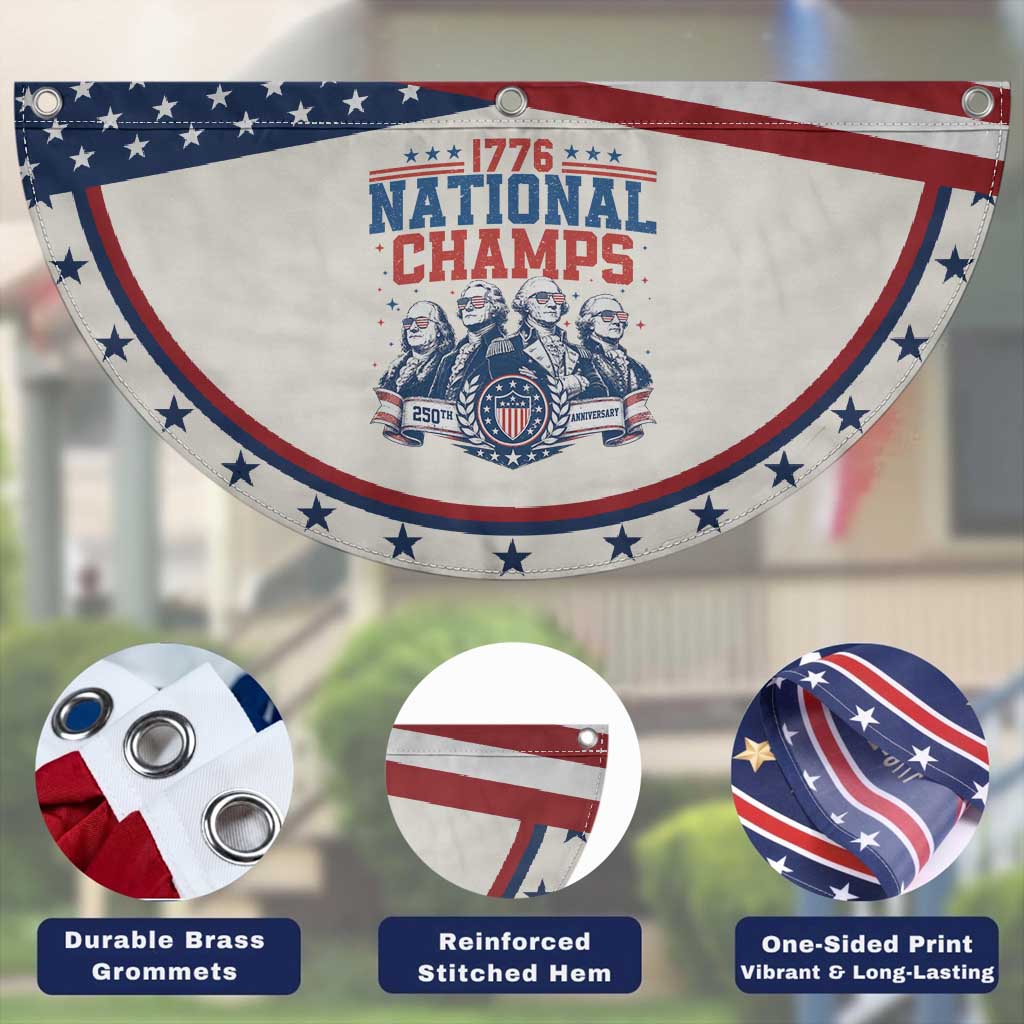 1776 National Champs Patriotic Fan Flag Funny Founding Fathers Sunglasses 4th of July