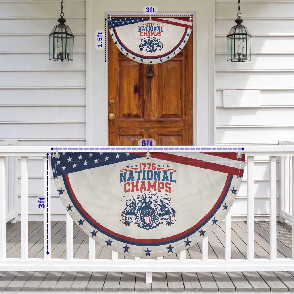 1776 National Champs Patriotic Fan Flag Funny Founding Fathers Sunglasses 4th of July