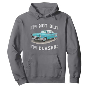 I'm Not Old I'm Classic Hoodie Vintage 1957 Turquoise Classic Car