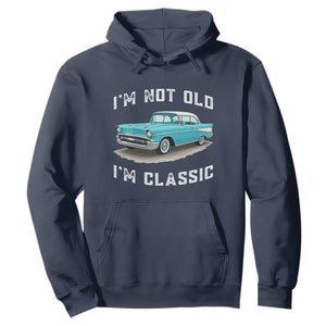 I'm Not Old I'm Classic Hoodie Vintage 1957 Turquoise Classic Car