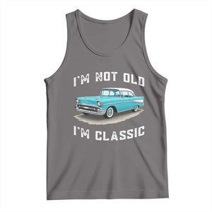 I'm Not Old I'm Classic Tank Top Vintage 1957 Turquoise Classic Car