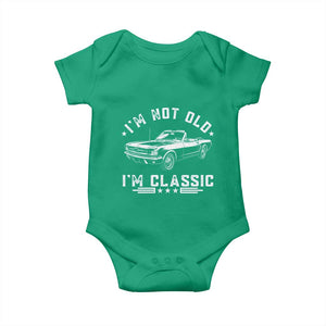 I'm Not Old I'm Classic Baby Onesie Vintage 1963 Classic Sports Car
