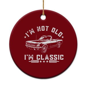 I'm Not Old I'm Classic Ceramic Ornament Vintage 1963 Classic Sports Car