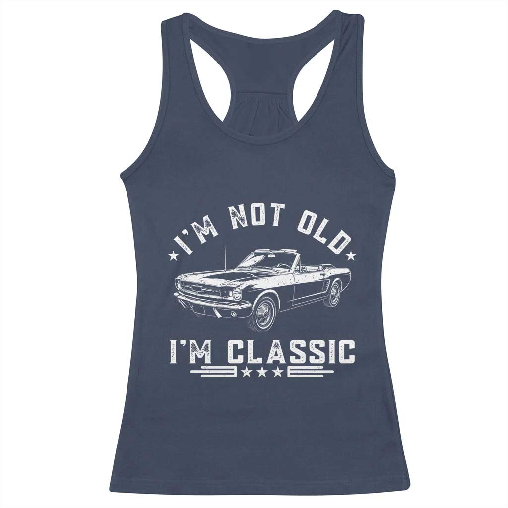 I'm Not Old I'm Classic Racerback Tank Top Vintage 1963 Classic Sports Car